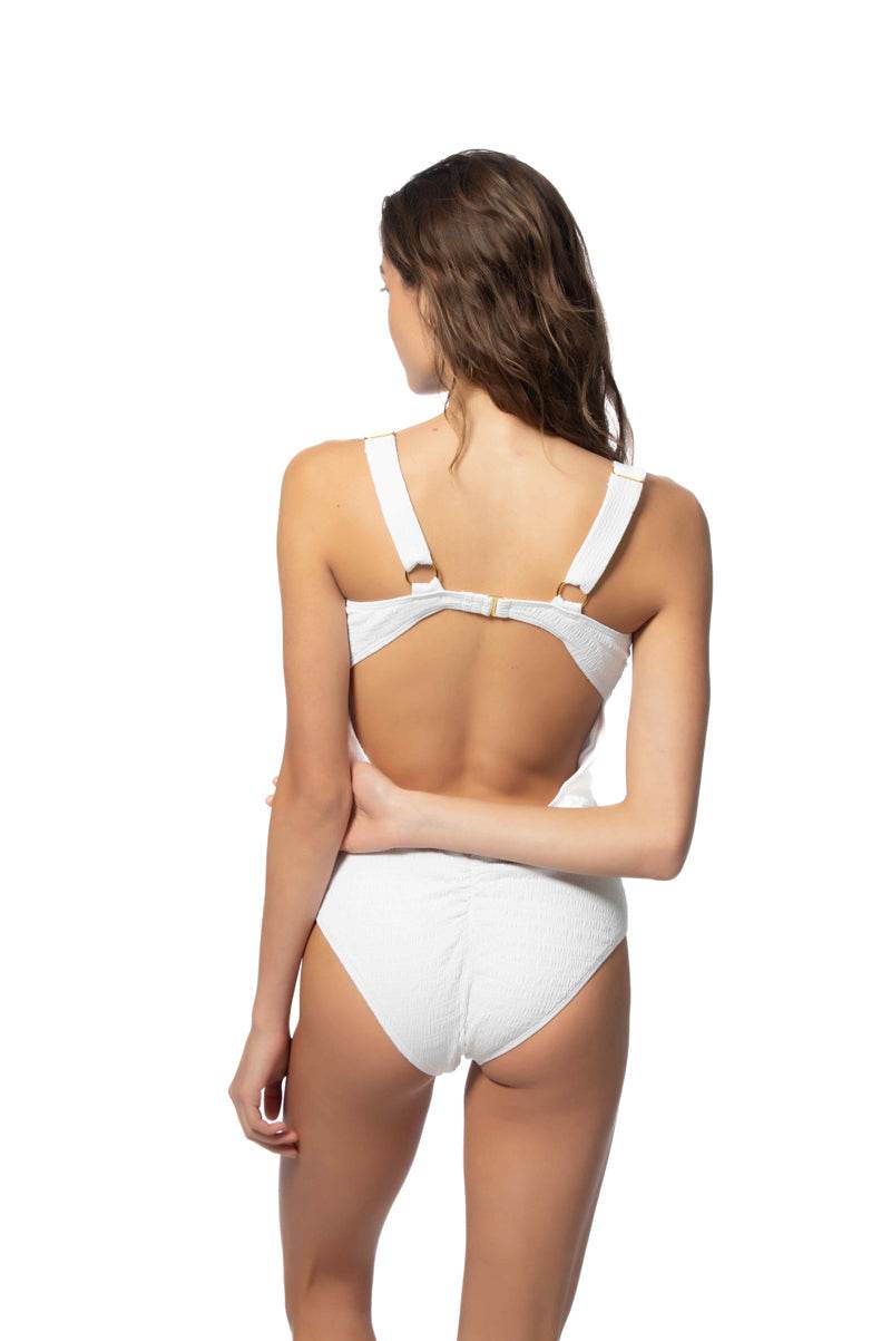 TEXTURED SOLID ONE PIECE SWIMSUIT - One Revolver Surfboards
