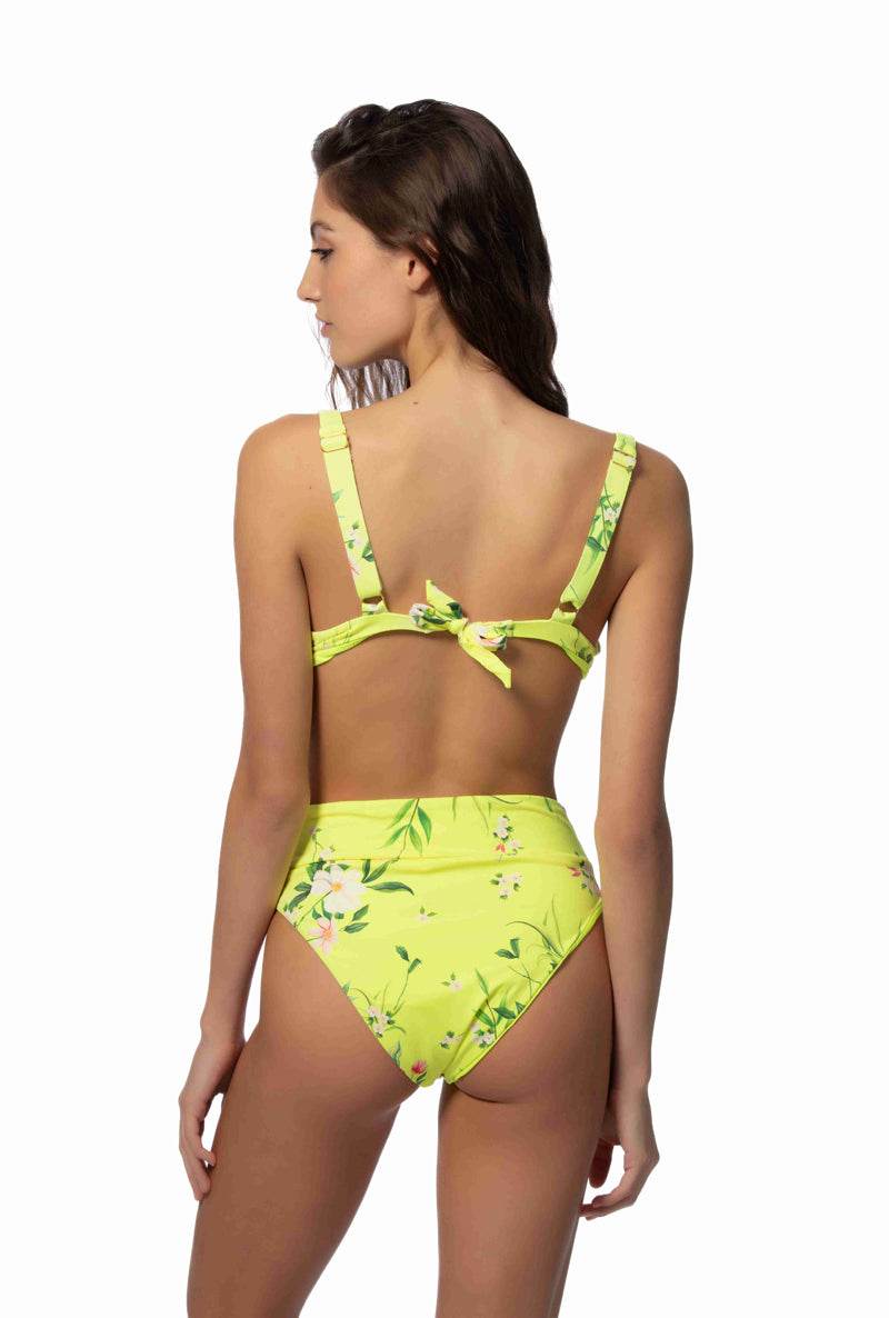 FLORAL UNDERWIRE TIE WAIST BIKINI SET - One Revolver Surfboards