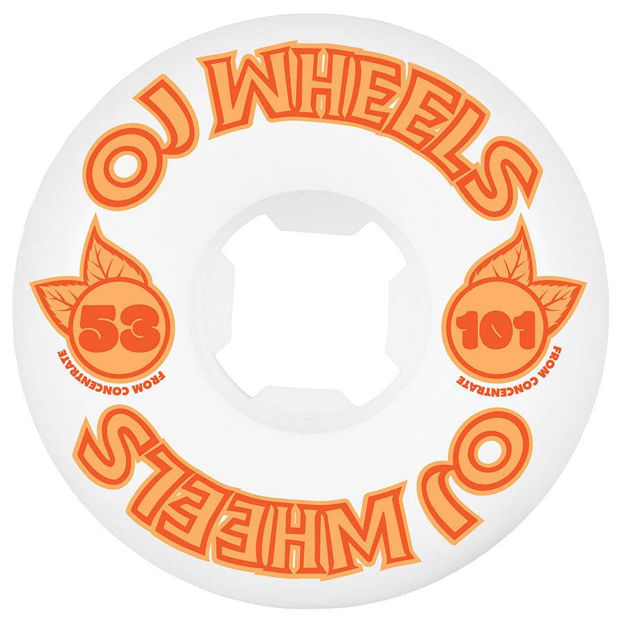 OJ From Concentrate Hardline 53mm 101a Skateboard Wheels - One Revolver Surfboards