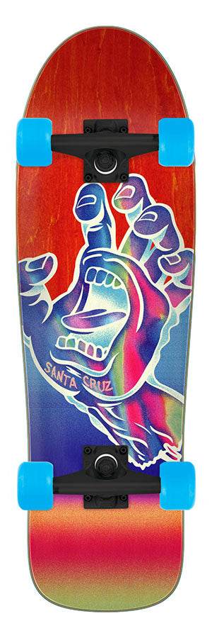Santa Cruz Iridescent Hand 80's Cruiser Complete Skateboard - One Revolver Surfboards