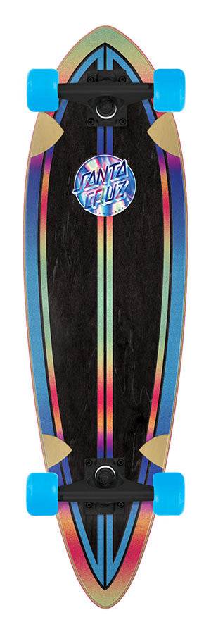 Santa Cruz Iridescent Dot Pintail Cruzer Complete Skateboard 9.2 x 33 - One Revolver Surfboards