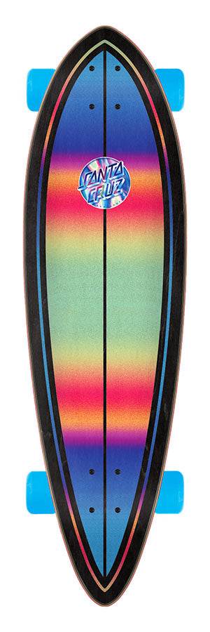 Santa Cruz Iridescent Dot Pintail Cruzer Complete Skateboard 9.2 x 33 - One Revolver Surfboards