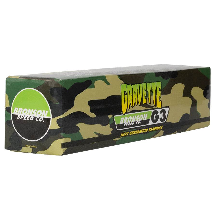 Bronson Speed Co. David Gravette Pro G3 Skateboard Bearings (set of 8) - One Revolver Surfboards