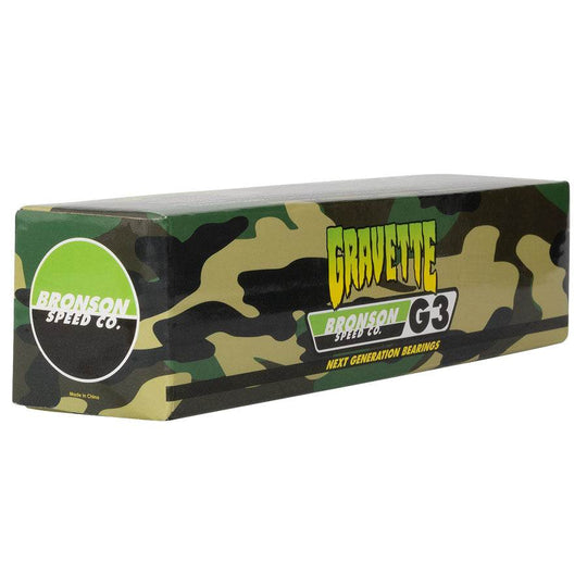 Bronson Speed Co. David Gravette Pro G3 Skateboard Bearings (set of 8) - One Revolver Surfboards