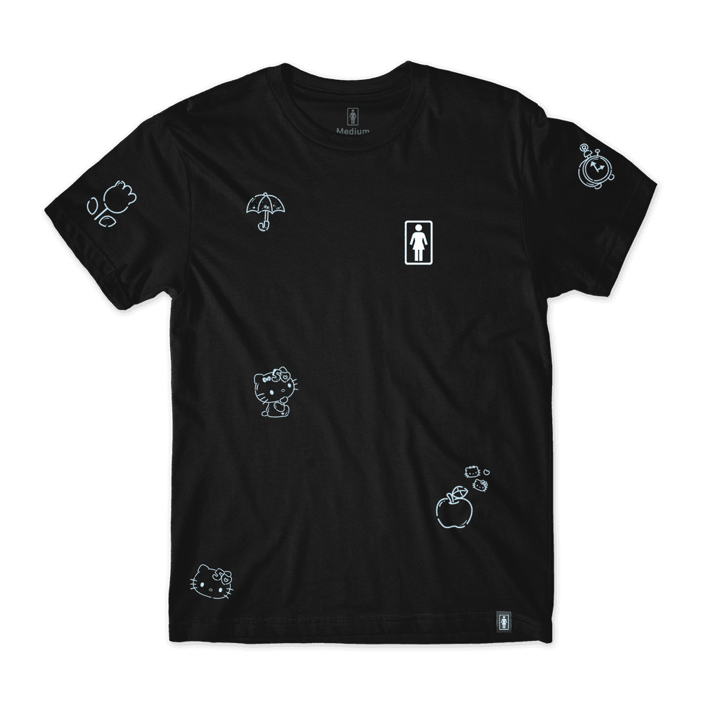 Girl x Hello Kitty 50th All Over T-Shirt - One Revolver Surfboards