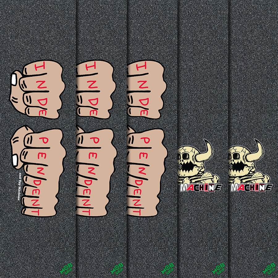 Mob x Independent x Toy Machine Skateboard Grip Tape 9 x 33 - One Revolver Surfboards