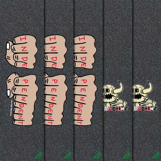 Mob x Independent x Toy Machine Skateboard Grip Tape 9 x 33 - One Revolver Surfboards