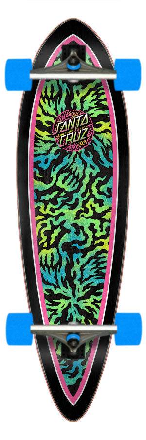 Santa Cruz Obscure Dot Cruzer Pintail Complete Skateboard 9.2 x 33 - One Revolver Surfboards