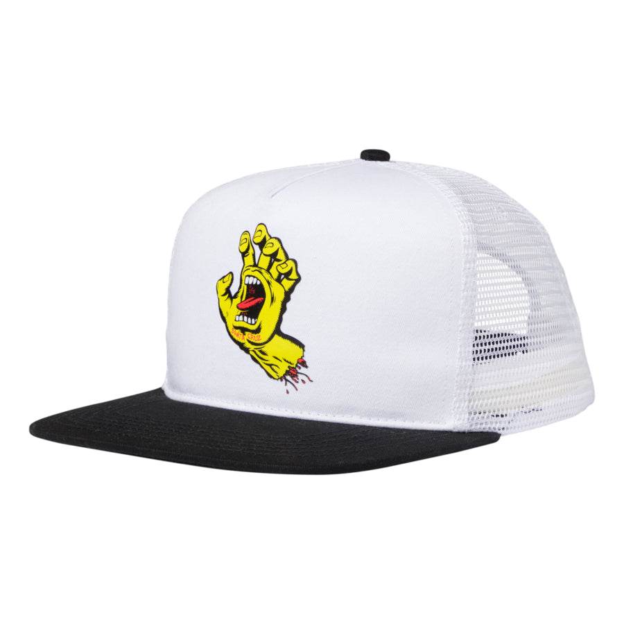 Santa Cruz Screaming Hand Front Mesh Trucker High Profile Hat - One Revolver Surfboards