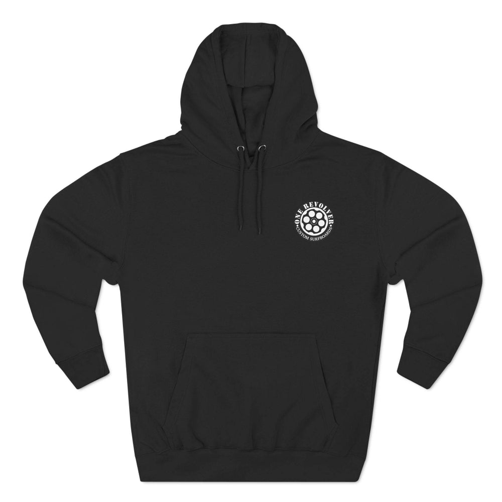80's Surf Style Hoodie – One Revolver Fleece Pullover - One Revolver Surfboards