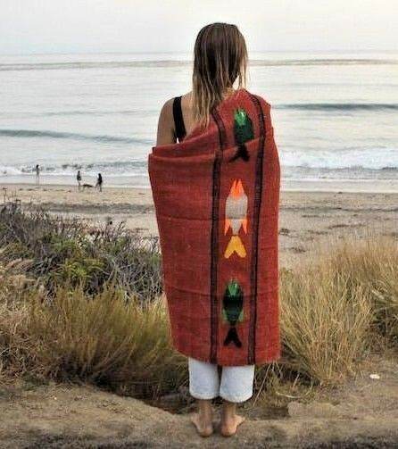 Red Earth Baja Fish Yoga Blanket - One Revolver Surfboards