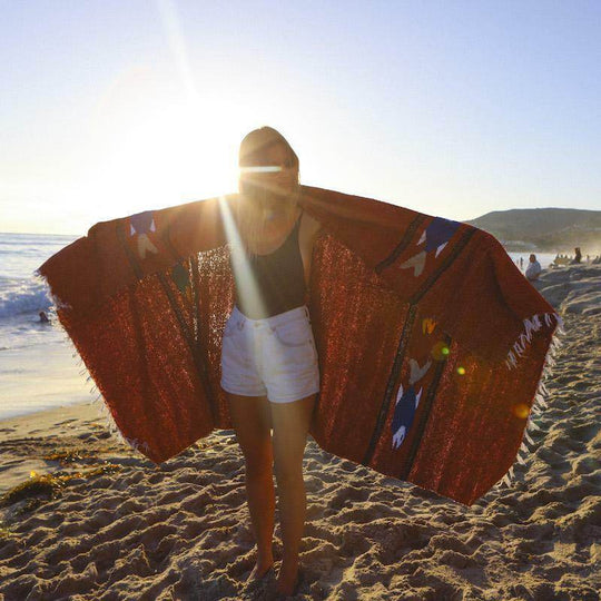 Red Earth Baja Fish Yoga Blanket - One Revolver Surfboards