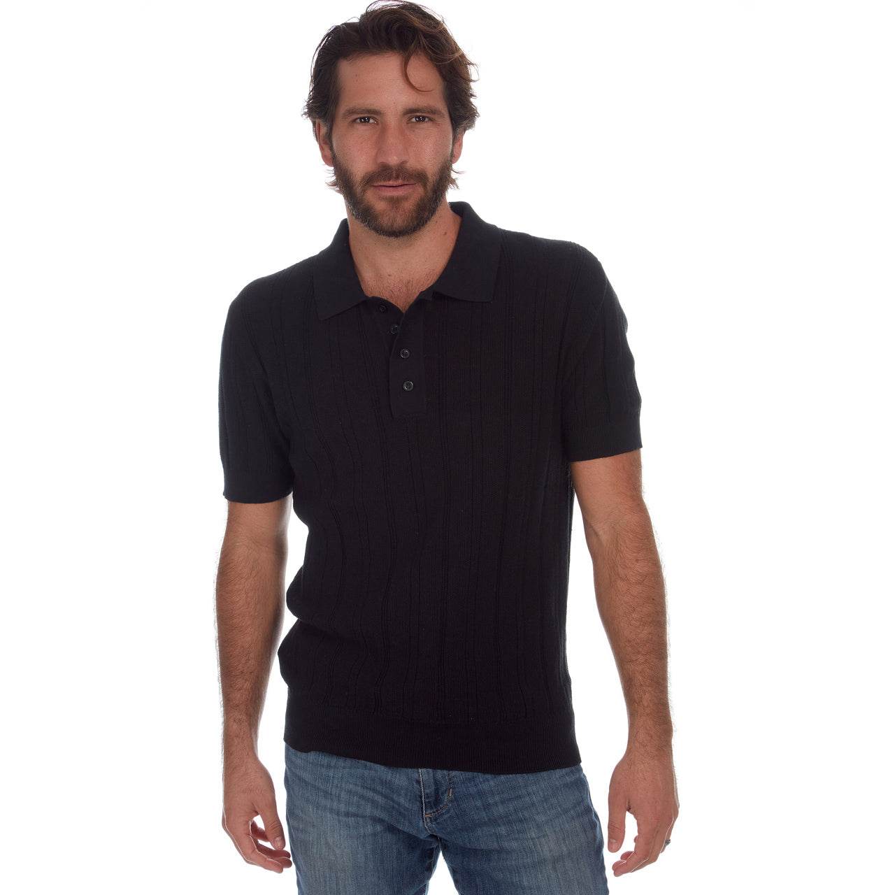 Edison Sweater Knit Polo - One Revolver Surfboards