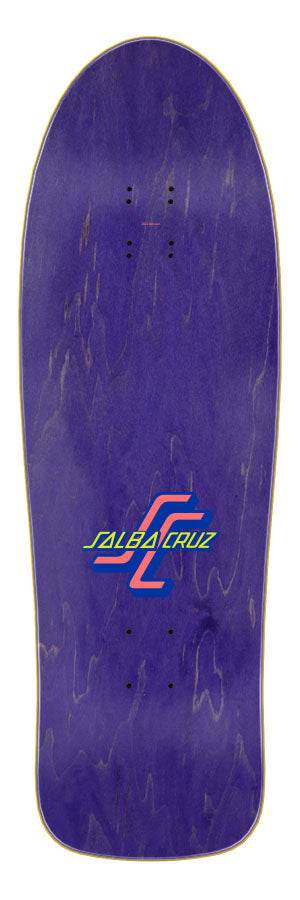 Santa Cruz Salba Baby Stomper Green Stain skateboard deck - One Revolver Surfboards