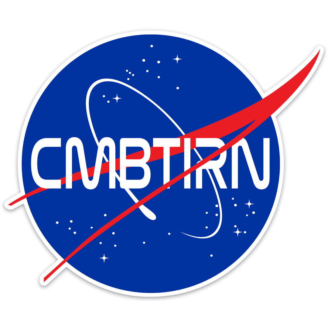 One Revolver Surfboards - CMBTIRN NASA SPACE EDITION DECAL DECAL