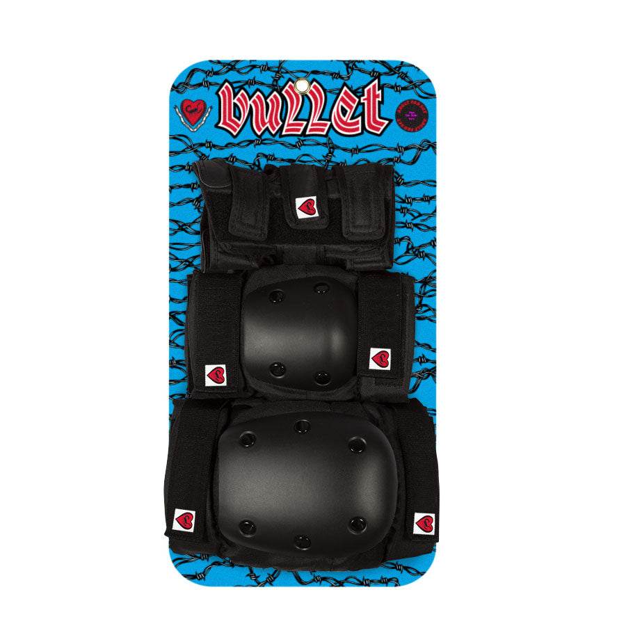 Bullet Adult Pad Set Wrist Guards / Elbow Pads / Knee Pads - One Revolver Surfboards