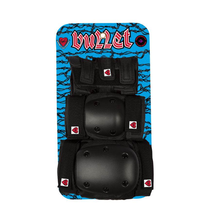 Bullet Junior Pad Set Wrist Guards / Elbow Pads / Knee Pads - One Revolver Surfboards