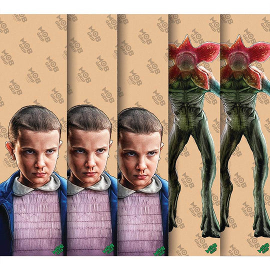 Mob x Stranger Things Clear Skateboard Grip Tape - One Revolver Surfboards