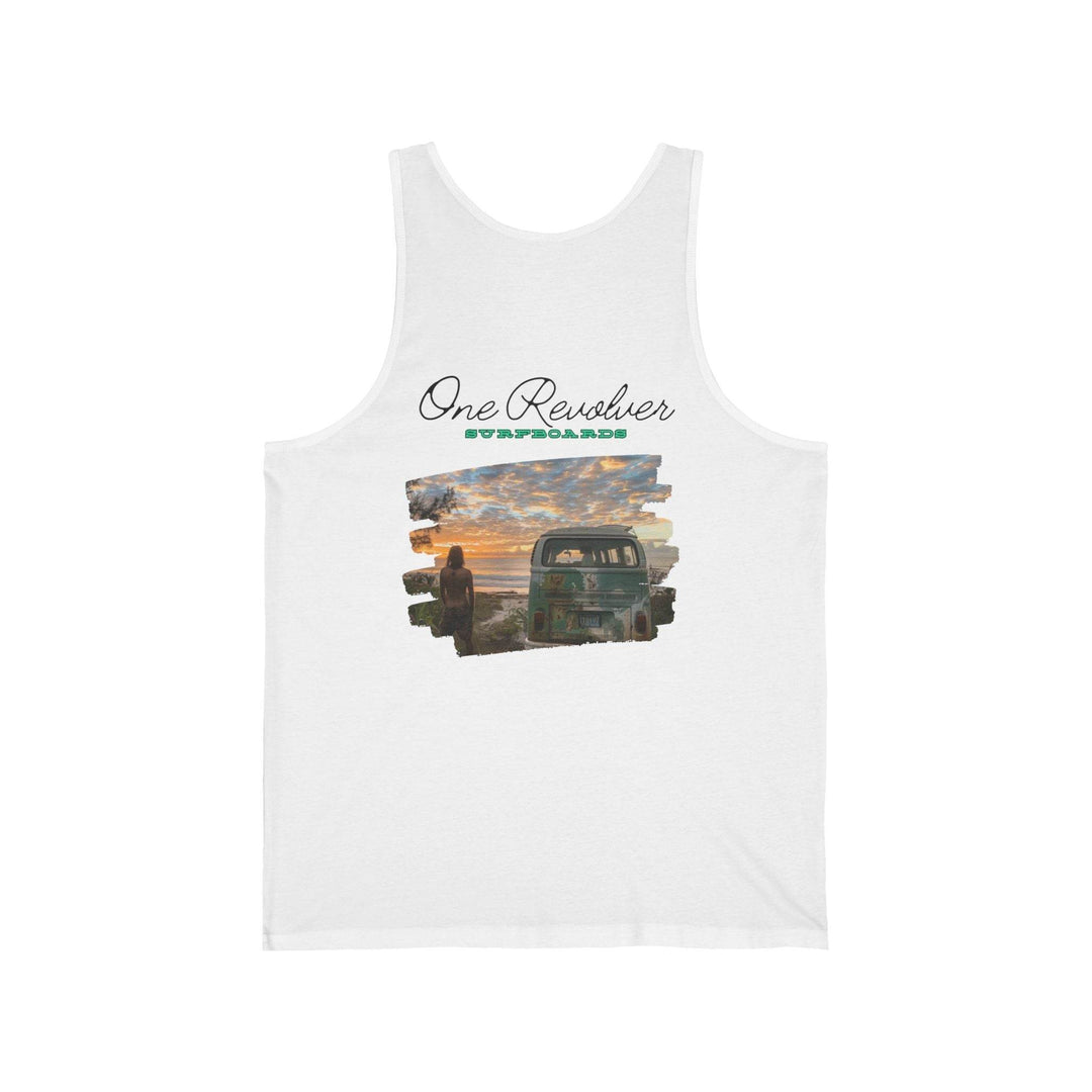 Surf Check Tank Top – One Revolver Unisex Lightweight Surf Tank - One Revolver Surfboards