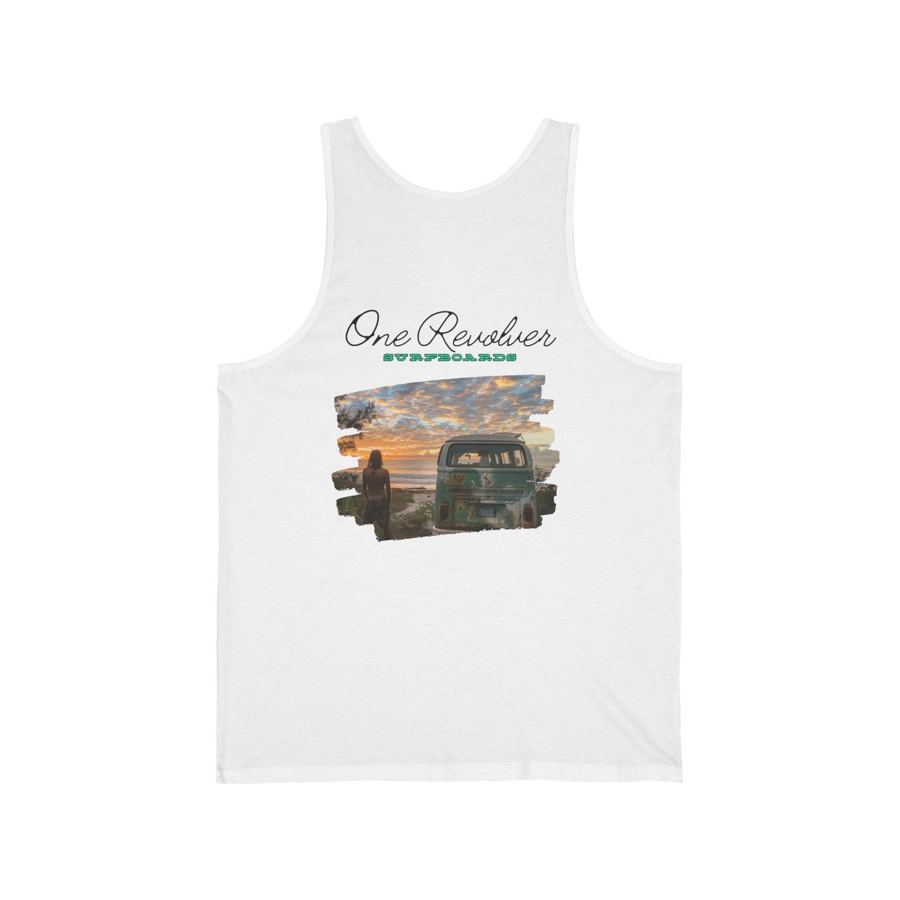 Surf Check Tank Top – One Revolver Unisex Lightweight Surf Tank - One Revolver Surfboards