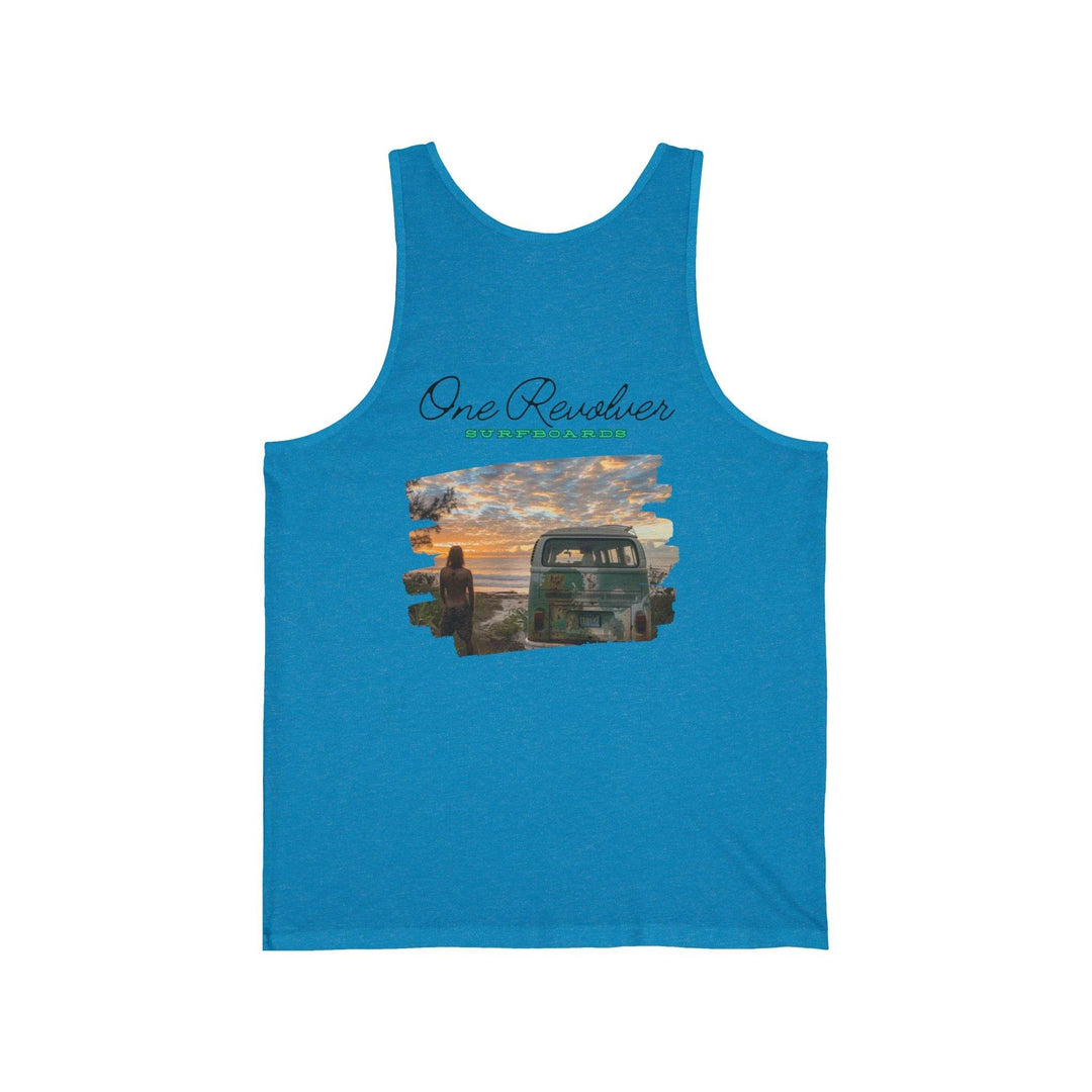 Surf Check Tank Top – One Revolver Unisex Lightweight Surf Tank - One Revolver Surfboards