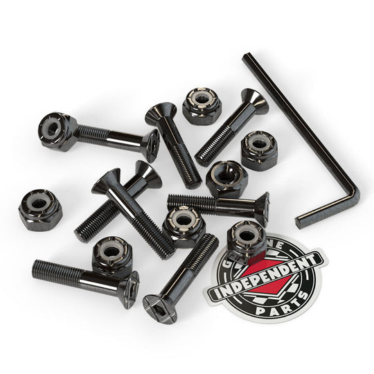 Independent Truck Co. Genuine Parts 1" Allen Black Skateboard Mounting Hardware
