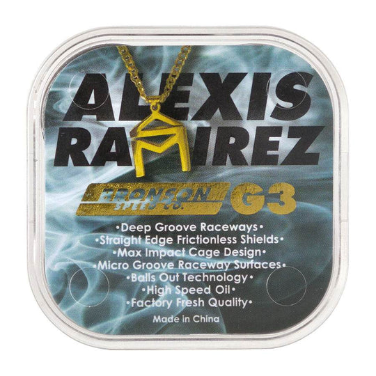 Bronson Speed Co. Alexis Ramirez Pro G3 Skateboard Bearings (set of 8) - One Revolver Surfboards
