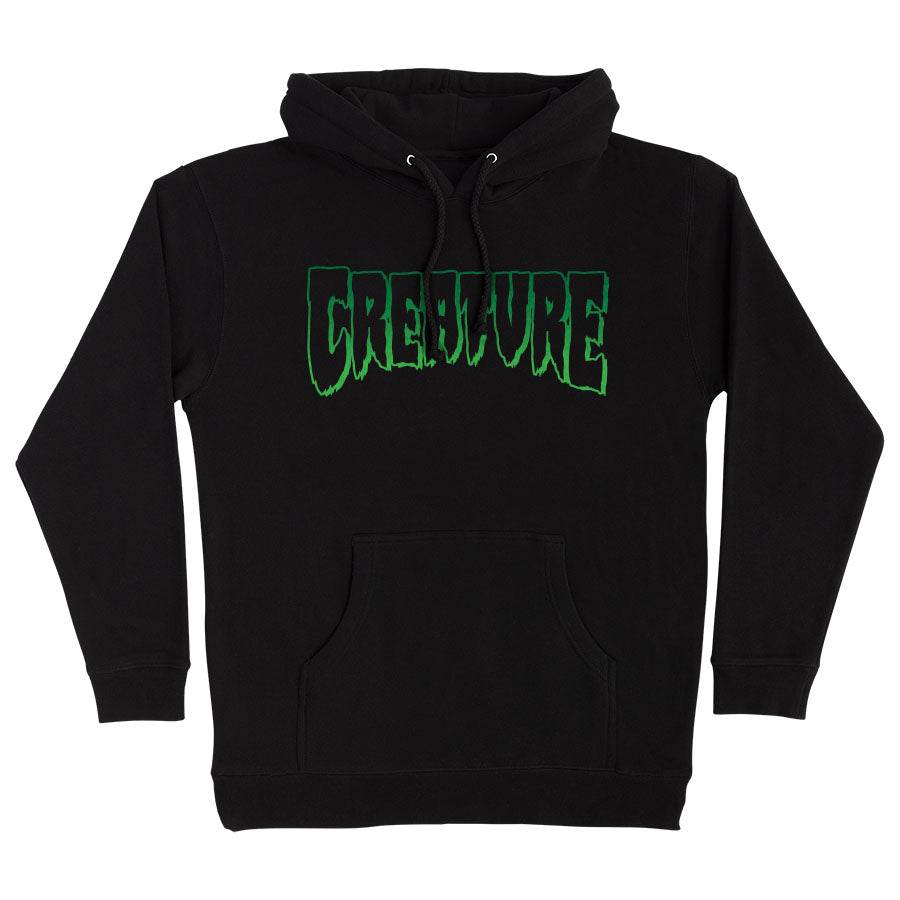 Creature Logo Outline Pullover Heavyweight Hooded Sweatshirt - One Revolver Surfboards