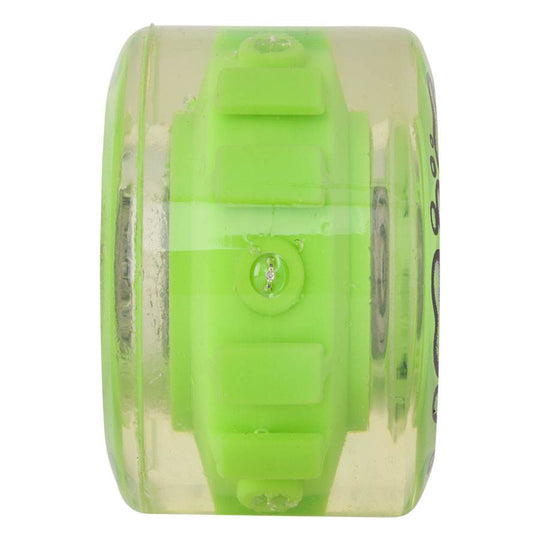 Slime Balls OG Slime Light Ups GREEN LED and bearings 60mm 78a Skateboard Wheels - One Revolver Surfboards