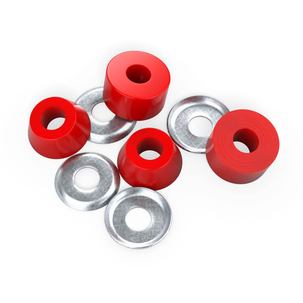 INDEPENDENT STANDARD CYLINDER BUSHINGS SOFT 88A RED SKATEBOAD BUSHINGS - One Revolver Surfboards