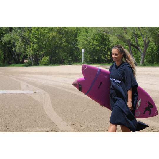 DORSAL Thick Microfiber Surf Poncho Robe for Wetsuit Changing Towel - One Revolver Surfboards