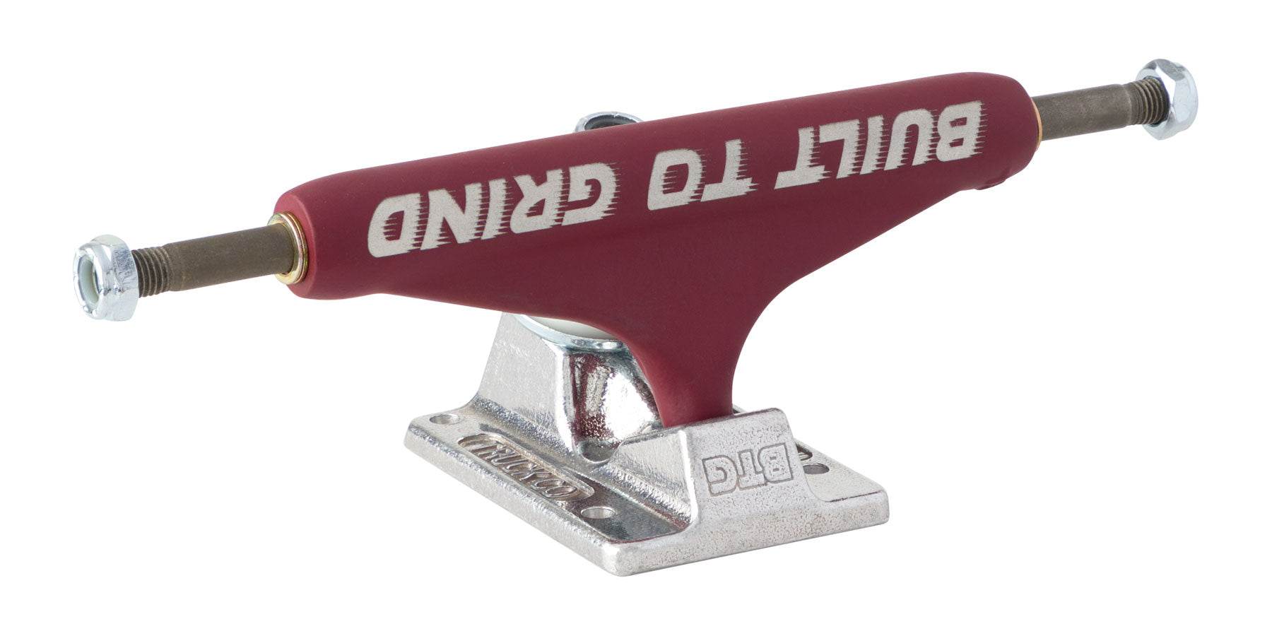 Independent Stage 11 BTG Speed Burgundy Silver Skateboard Trucks - One Revolver Surfboards
