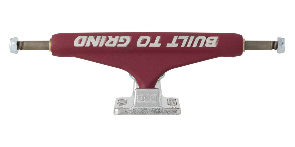 Independent Stage 11 BTG Speed Burgundy Silver Skateboard Trucks - One Revolver Surfboards
