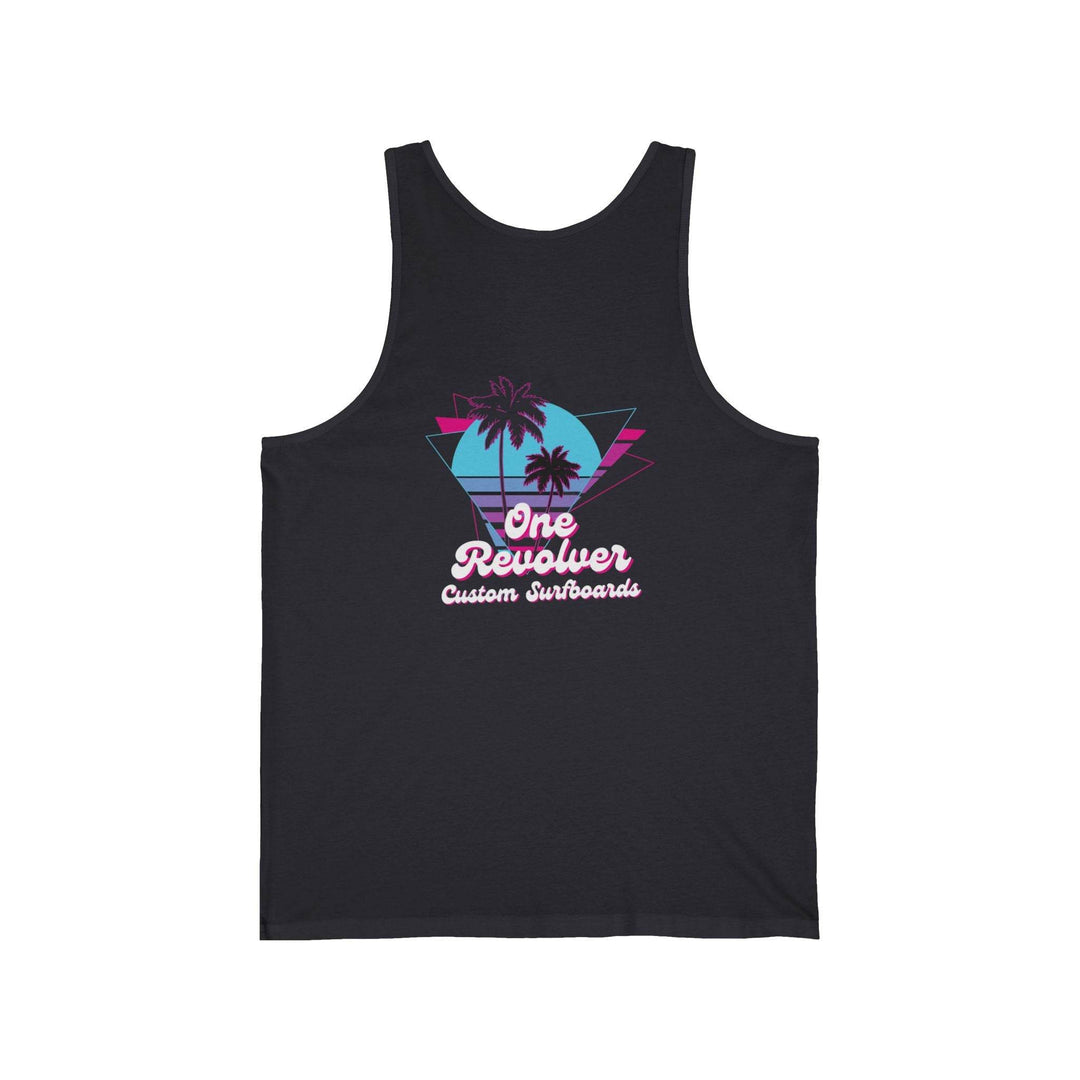 80's Vibe Tank Top – One Revolver Surfboards Unisex Retro Surf Tank - One Revolver Surfboards