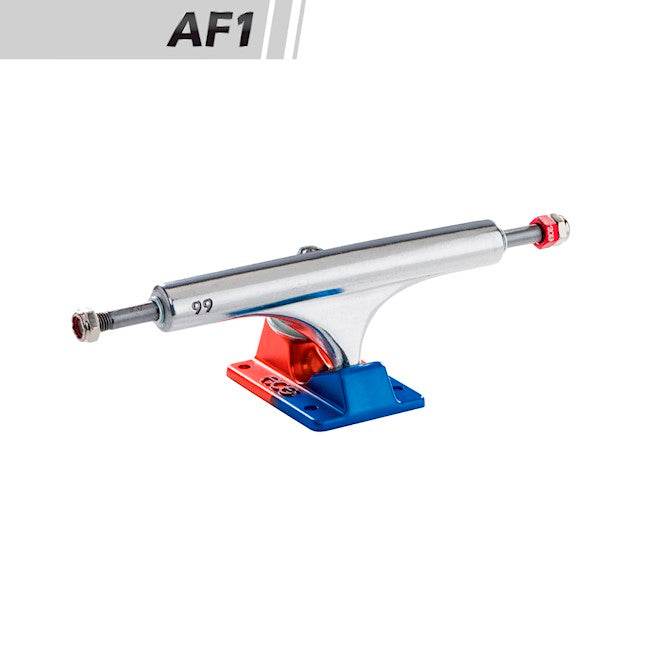 ACE AF1 ANODIZED BLUE ORANGE / POLISHED SKATEBOARD TRUCKS - One Revolver Surfboards