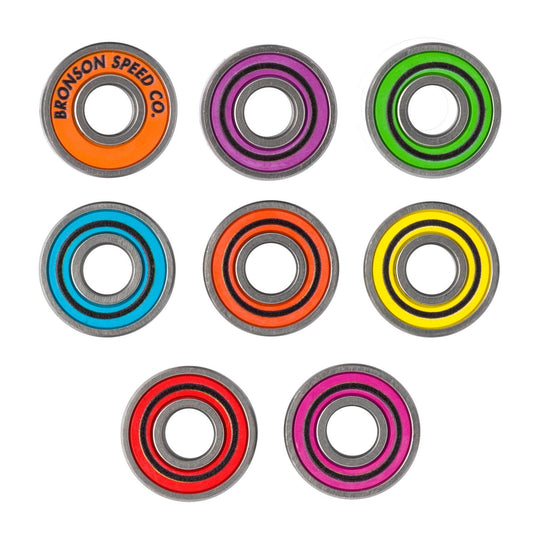 Bronson Speed Co. Alex Midler Pro G3 Skateboard Bearings (set of 8) - One Revolver Surfboards