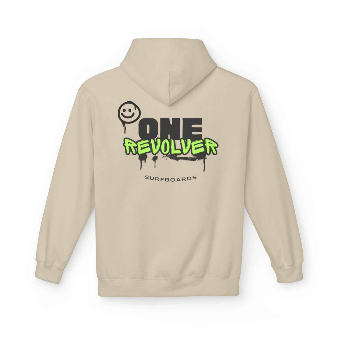 Smile Hoodie by One Revolver Surfboards – Unisex Midweight Fleece for Surf & Street - One Revolver Surfboards