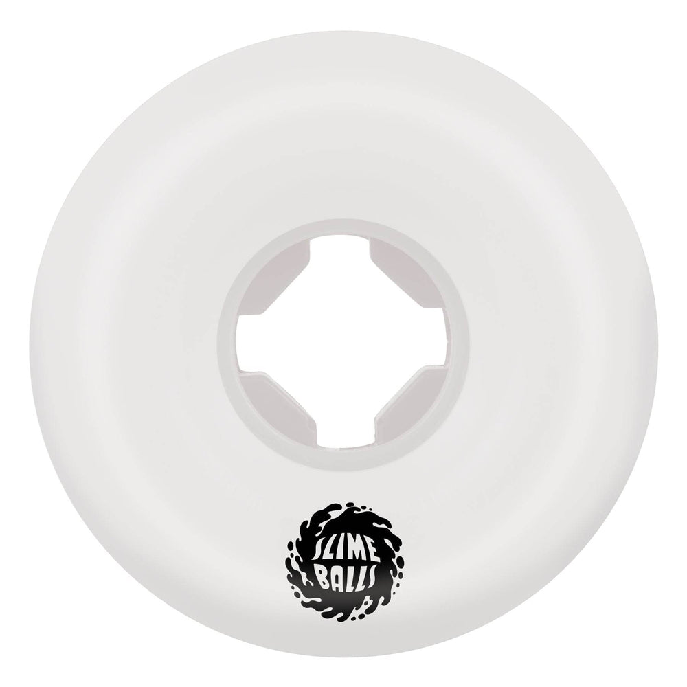 Slime Balls Mike Giant Speed Balls White 56mm 99a Skateboard Wheels - One Revolver Surfboards