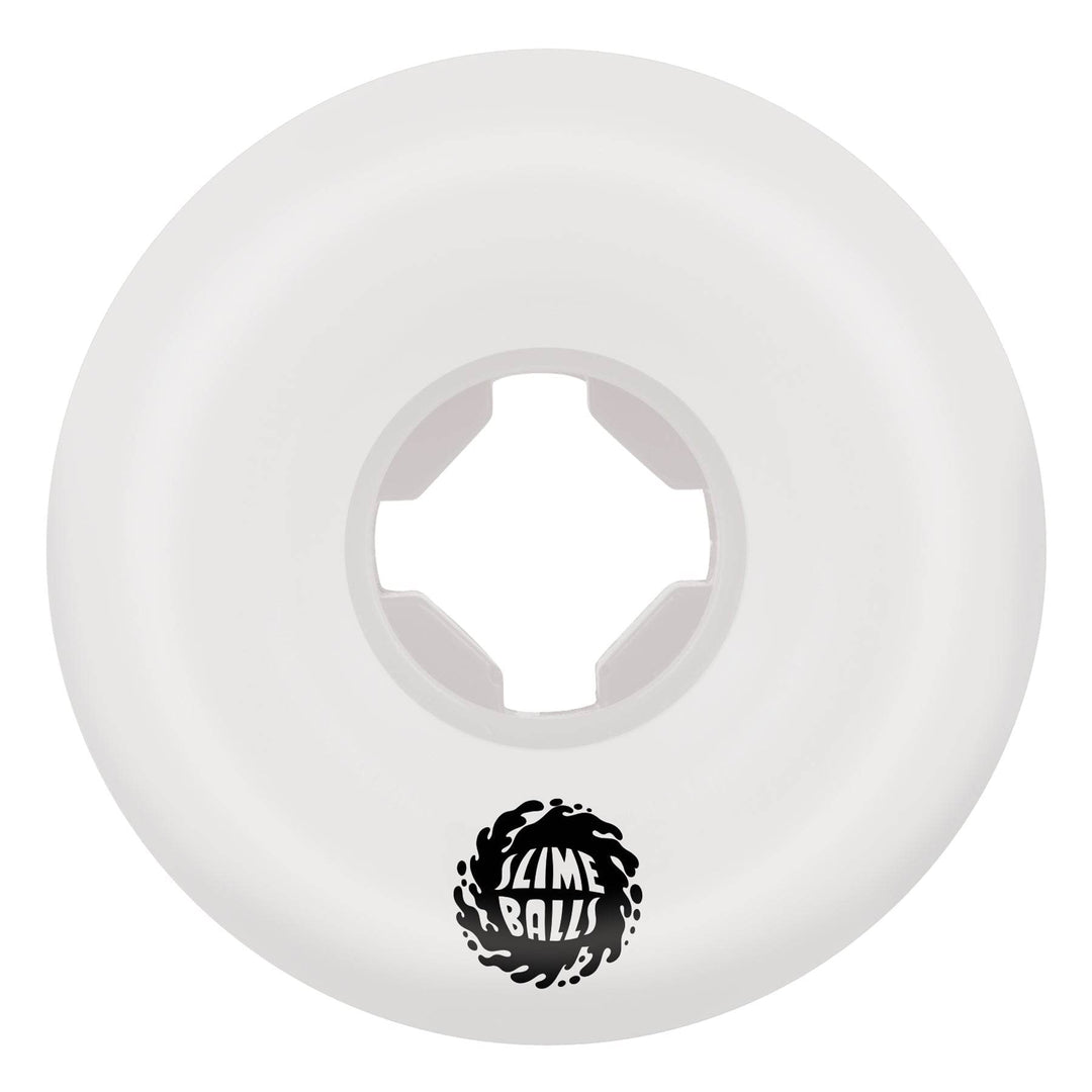 Slime Balls Mike Giant Speed Balls White 56mm 99a Skateboard Wheels - One Revolver Surfboards