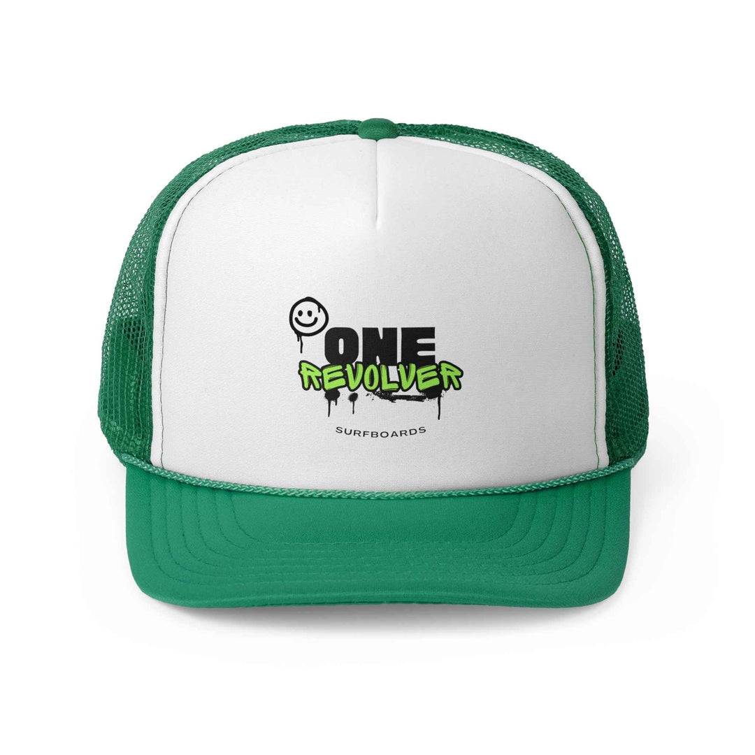 Graffiti Smile Trucker Cap – One Revolver Surf & Street Hat - One Revolver Surfboards