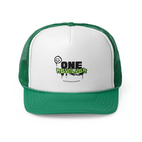 Graffiti Smile Trucker Cap – One Revolver Surf & Street Hat - One Revolver Surfboards