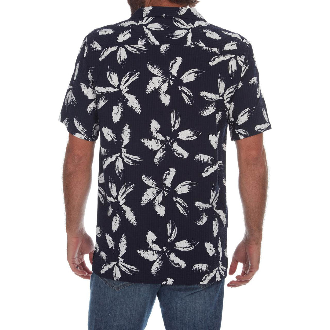 Dorian Printed Seer Sucker Shirt - One Revolver Surfboards