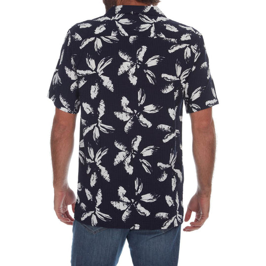 Dorian Printed Seer Sucker Shirt - One Revolver Surfboards
