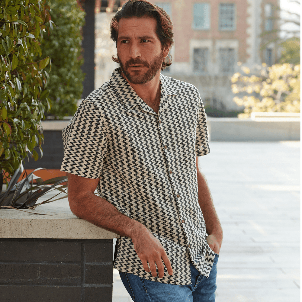 Samson Textured Resort Knit Shirt - One Revolver Surfboards