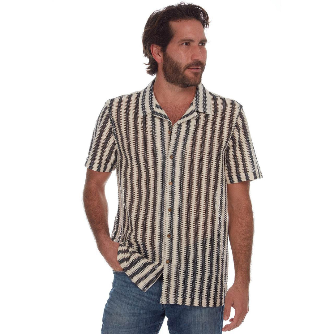 Rodney Textured Resort Knit Shirt - One Revolver Surfboards