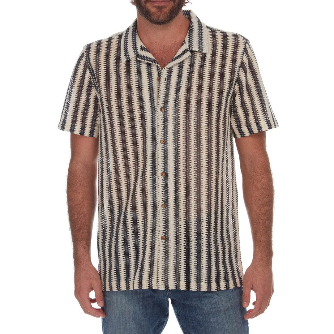 Rodney Textured Resort Knit Shirt - One Revolver Surfboards