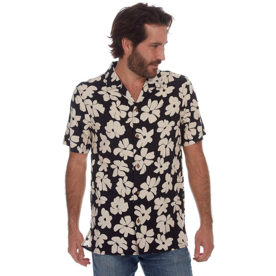 Hector Printed Seer Sucker Shirt - One Revolver Surfboards