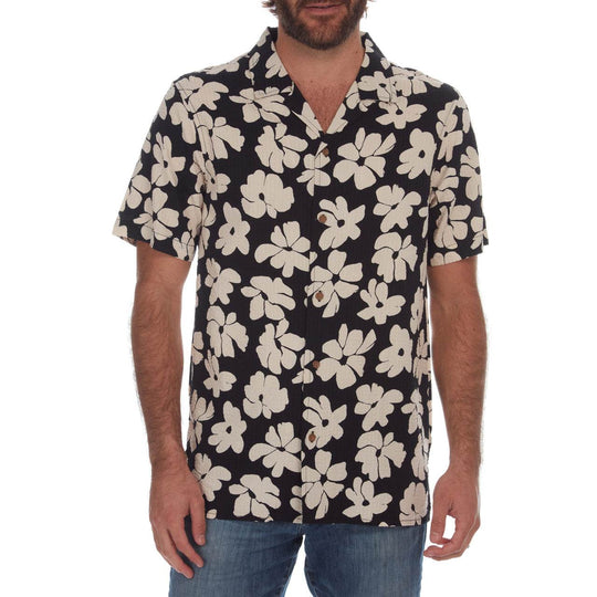 Hector Printed Seer Sucker Shirt - One Revolver Surfboards