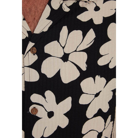 Hector Printed Seer Sucker Shirt - One Revolver Surfboards