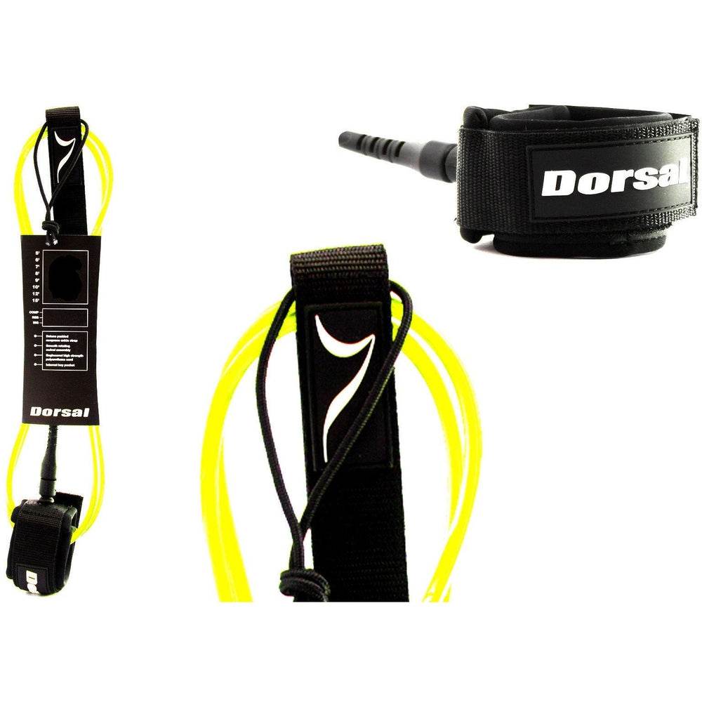 DORSAL Surf Leash for Surfboard Longboard SUP Leg Rope - One Revolver Surfboards